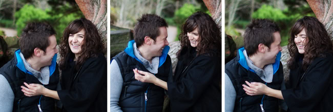 Katie & John in The Botanic Gardens, Edinburgh