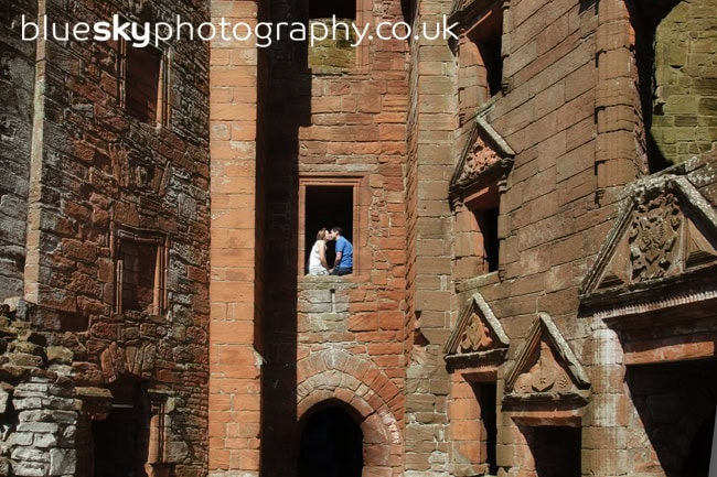 Jane & Russell’s Pre-Wedding Shoot, Caeverlock Castle, Dumfries